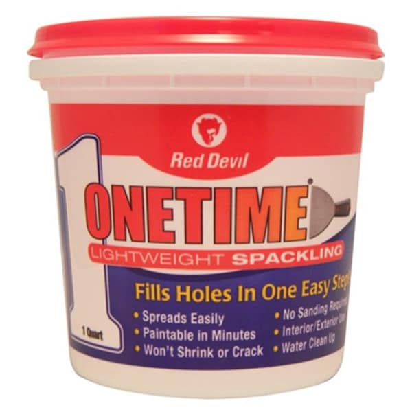 Red Devil 0544 Quart Lightweight Spackling